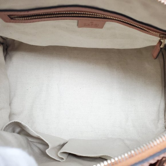 100% Auth Gucci Vintage Boston Canvas Satchel Bag - Picture 14 of 16